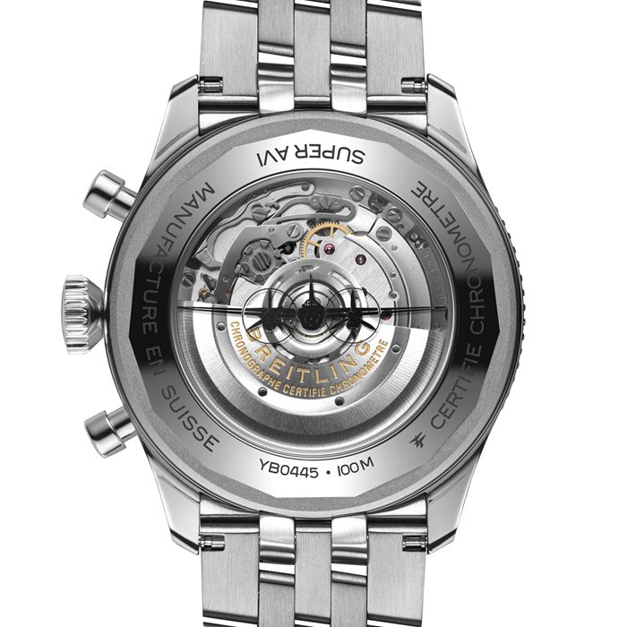 Breitling Super AVI B04 Cronografo GMT 46 Orologio Mosquito YB04451A1B1A1 - immagine 4