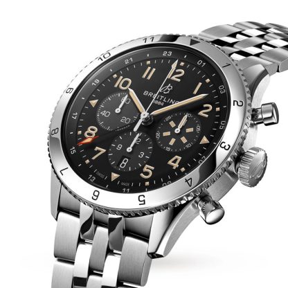Breitling Super AVI B04 Cronografo GMT 46 P-51 Mustang Orologio AB04453A1B1A1 - immagine 2