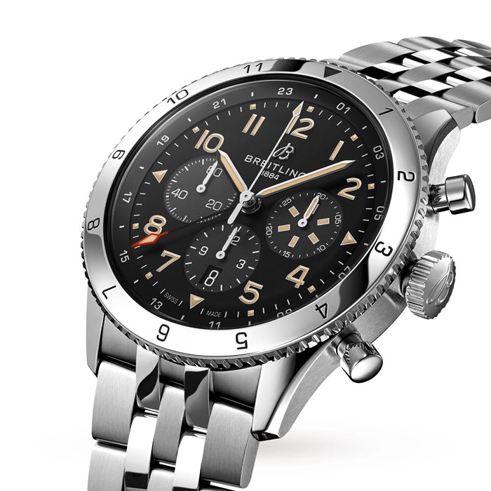 Breitling Super AVI B04 Cronografo GMT 46 P-51 Mustang Orologio AB04453A1B1A1 - immagine 2