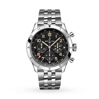 Breitling Super AVI B04 Cronografo GMT 46 P-51 Mustang Orologio AB04453A1B1A1