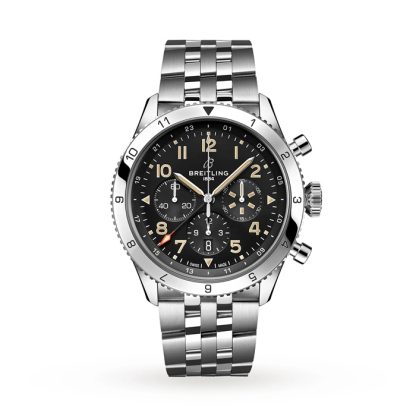 Breitling Super AVI B04 Cronografo GMT 46 P-51 Mustang Orologio AB04453A1B1A1