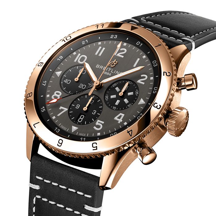 Breitling Super AVI B04 Cronografo GMT 46 P-51 Mustang Orologio RB04451A1B1X1 - immagine 2