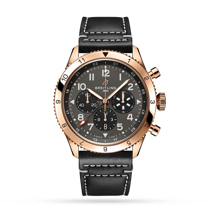 Breitling Super AVI B04 Cronografo GMT 46 P-51 Mustang Orologio RB04451A1B1X1