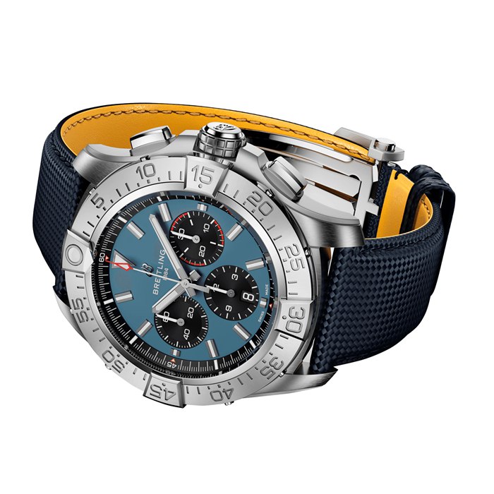 Breitling Super Avenger B01 Cronografo 46mm Uomo Orologio Blu EB0148101C1X1 - immagine 3