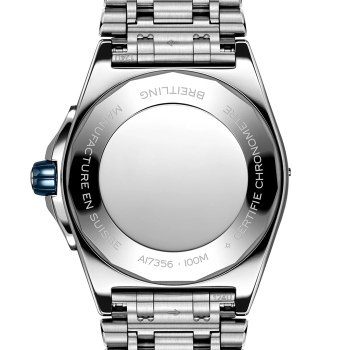 Breitling Super Chronomat Automatic 38 Orologio blu con bracciale in acciaio inossidabile A17356531C1A1 - immagine 2
