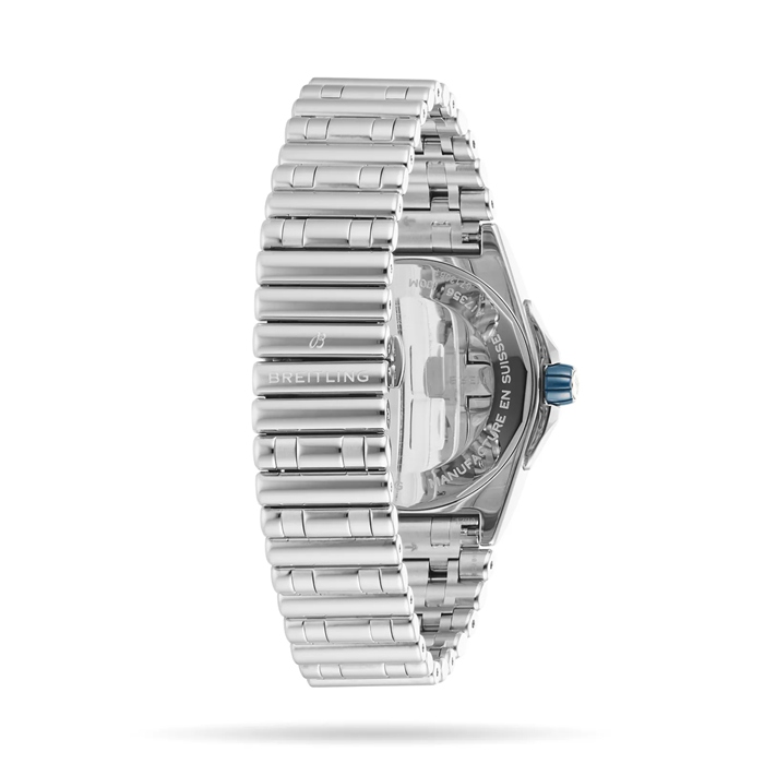 Breitling Super Chronomat Automatic 38 Orologio blu con bracciale in acciaio inossidabile A17356531C1A1 - immagine 4