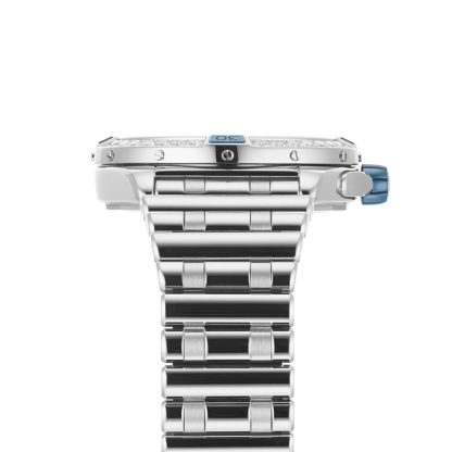Breitling Super Chronomat Automatic 38 Orologio blu con bracciale in acciaio inossidabile A17356531C1A1 - immagine 5