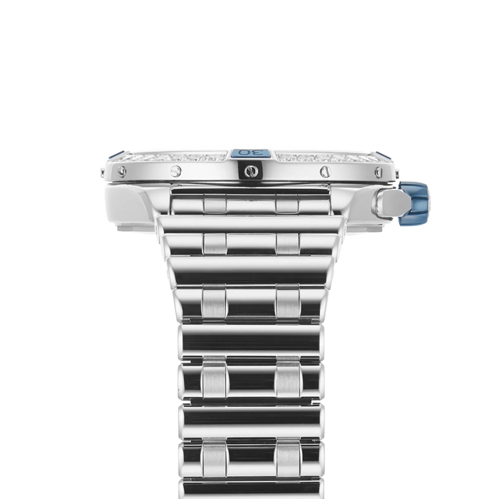 Breitling Super Chronomat Automatic 38 Orologio blu con bracciale in acciaio inossidabile A17356531C1A1 - immagine 5