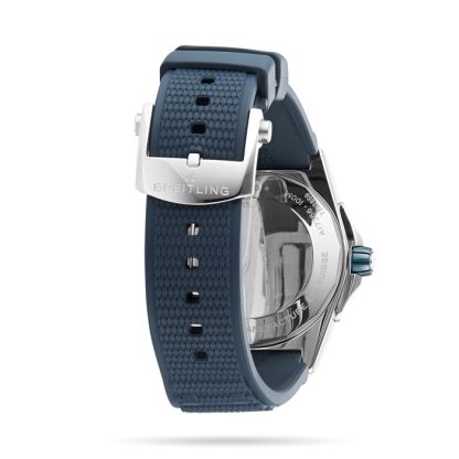 Breitling Super Chronomat Automatic 38 Orologio con cinturino in gomma blu A17356531C1S1 - immagine 4