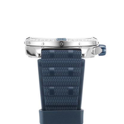 Breitling Super Chronomat Automatic 38 Orologio con cinturino in gomma blu A17356531C1S1 - immagine 5