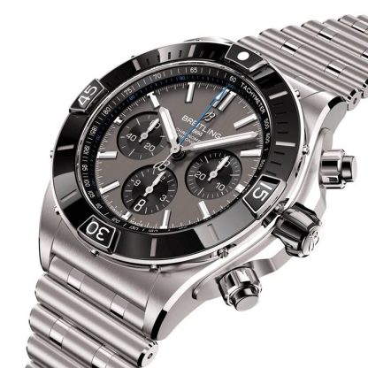 Breitling Super Chronomat B01 44mm Orologio da uomo Grigio Titanio EB0136251M1E1 - immagine 3