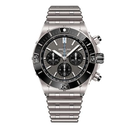 Breitling Super Chronomat B01 44mm Orologio da uomo Grigio Titanio EB0136251M1E1
