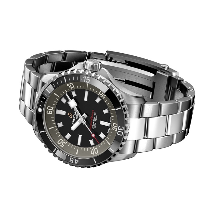 Breitling Superocean 42mm UK Edition Orologio da uomo grigio in acciaio inox A173757A1B1A1 - immagine 3