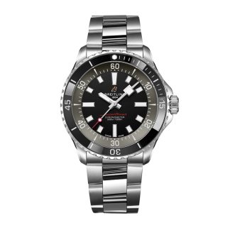 Breitling Superocean 42mm UK Edition Orologio da uomo grigio in acciaio inox A173757A1B1A1