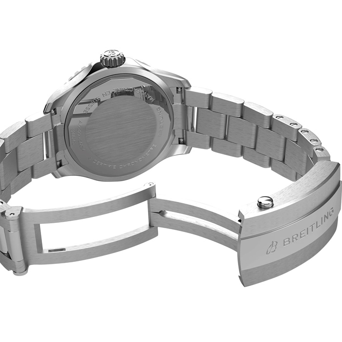 Breitling Superocean Automatic 36 Orologio in acciaio inossidabile turchese A17377211C1A1 - immagine 5
