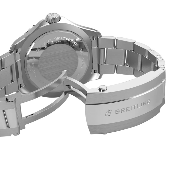 Breitling Superocean Automatic 44 Orologio in acciaio inossidabile blu A17376211C1A1 - immagine 5