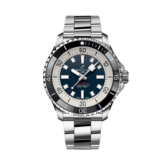 Breitling Superocean Automatic 44 Orologio in acciaio inossidabile blu A17376211C1A1