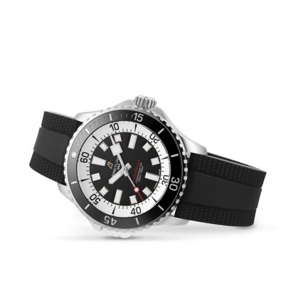 Breitling Superocean Automatic 46 Orologio con cinturino in gomma in acciaio inossidabile A17378211B1S1 - immagine 3