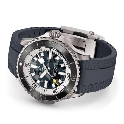 Breitling Superocean Automatic Super Diver 46mm Orologio Uomo Gomma Nera E10379351B1S1 - immagine 3
