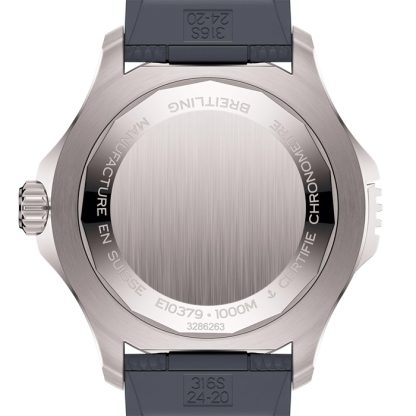 Breitling Superocean Automatic Super Diver 46mm Orologio Uomo Gomma Nera E10379351B1S1 - immagine 4