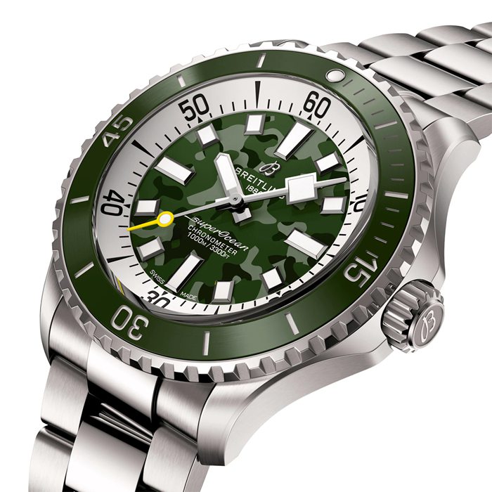 Breitling Superocean Automatic Super Diver 46mm Orologio Uomo Verde E10379D31L1E1 - immagine 2