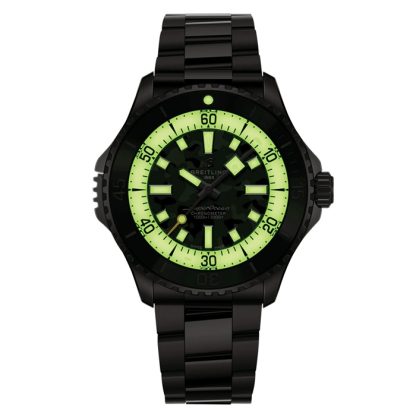 Breitling Superocean Automatic Super Diver 46mm Orologio Uomo Verde E10379D31L1E1 - immagine 5