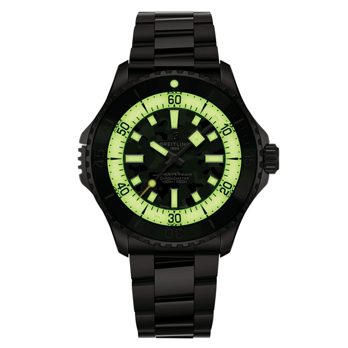 Breitling Superocean Automatic Super Diver 46mm Orologio Uomo Verde E10379D31L1E1 - immagine 5