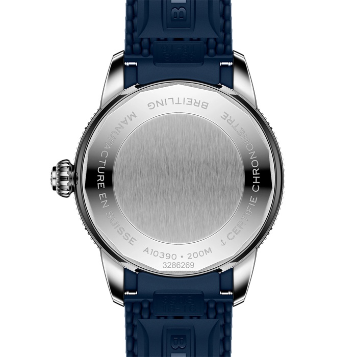 Breitling Superocean Heritage Automatic 36mm Orologio Unisex Gomma Blu A10390161C1S1 - immagine 2