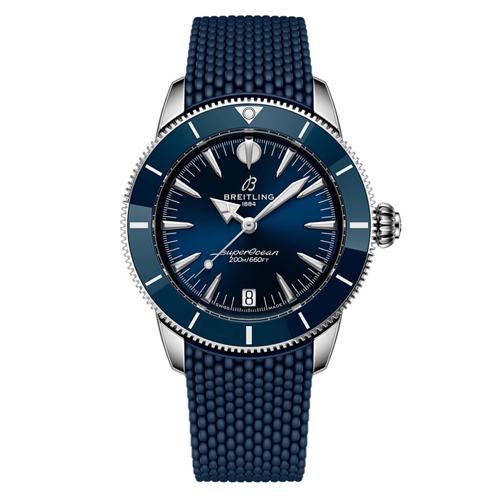 Breitling Superocean Heritage Automatic 36mm Orologio Unisex Gomma Blu A10390161C1S1