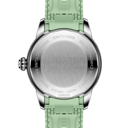 Breitling Superocean Heritage Automatic 36mm Orologio Unisex Gomma Verde A10390361L1S1 - immagine 2