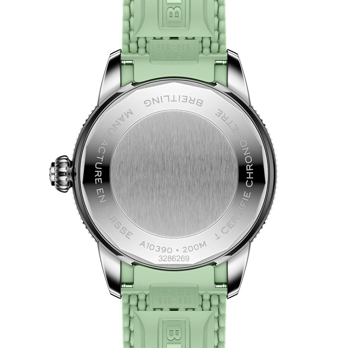 Breitling Superocean Heritage Automatic 36mm Orologio Unisex Gomma Verde A10390361L1S1 - immagine 2
