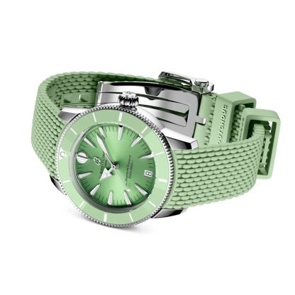 Breitling Superocean Heritage Automatic 36mm Orologio Unisex Gomma Verde A10390361L1S1 - immagine 4