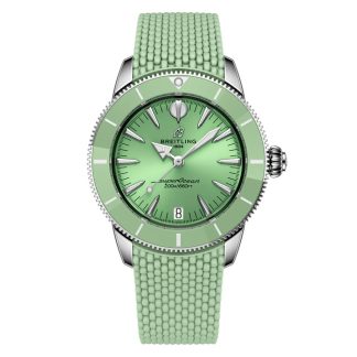 Breitling Superocean Heritage Automatic 36mm Orologio Unisex Gomma Verde A10390361L1S1