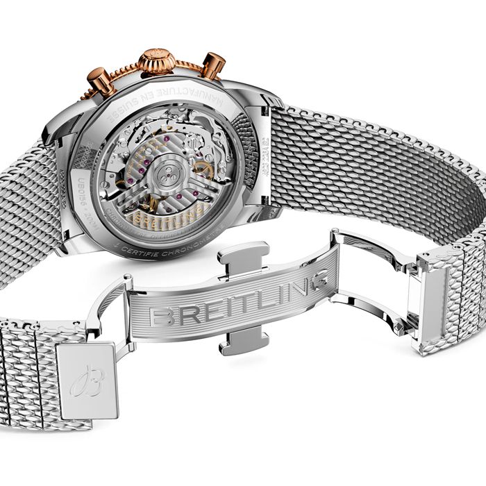 Breitling Superocean Heritage B01 Cronografo 42mm Orologio Uomo Nero UB0156H11B1A1 - immagine 5