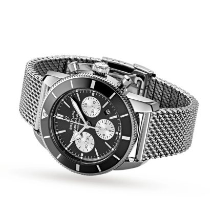 Breitling Superocean Heritage B01 Cronografo 44 Orologio in acciaio inossidabile AB0162121B1A1 - immagine 3