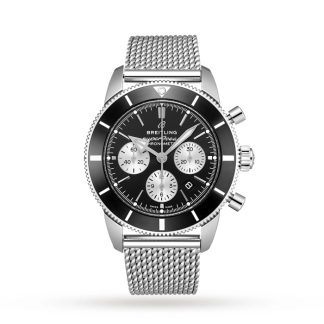 Breitling Superocean Heritage B01 Cronografo 44 Orologio in acciaio inossidabile AB0162121B1A1