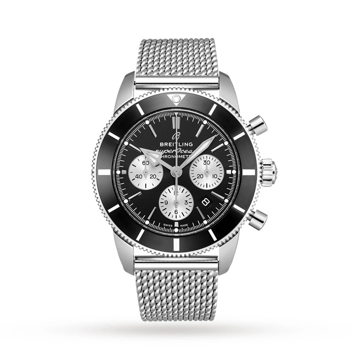 Breitling Superocean Heritage B01 Cronografo 44 Orologio in acciaio inossidabile AB0162121B1A1