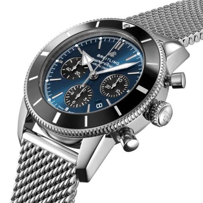 Breitling Superocean Heritage B01 Cronografo 44 Orologio in acciaio inossidabile AB0162121C1A1 - immagine 2