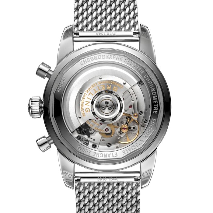 Breitling Superocean Heritage B01 Cronografo 44 Orologio in acciaio inossidabile AB0162121C1A1 - immagine 4
