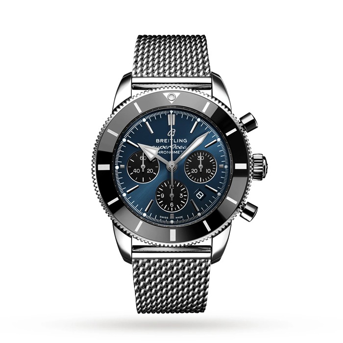 Breitling Superocean Heritage B01 Cronografo 44 Orologio in acciaio inossidabile AB0162121C1A1