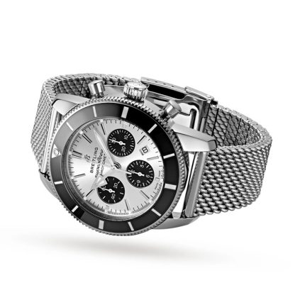 Breitling Superocean Heritage B01 Cronografo 44 Orologio in acciaio inossidabile AB0162121G1A1 - immagine 3