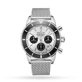 Breitling Superocean Heritage B01 Cronografo 44 Orologio in acciaio inossidabile AB0162121G1A1