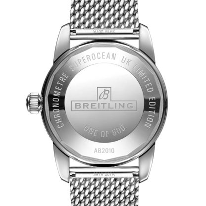 Breitling Superocean Heritage B20 Automatic 42mm UK Edition Orologio da uomo in acciaio inossidabile grigio AB20102B1B1A1 - immagine 4