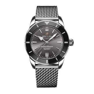 Breitling Superocean Heritage B20 Automatic 42mm UK Edition Orologio da uomo in acciaio inossidabile grigio AB20102B1B1A1