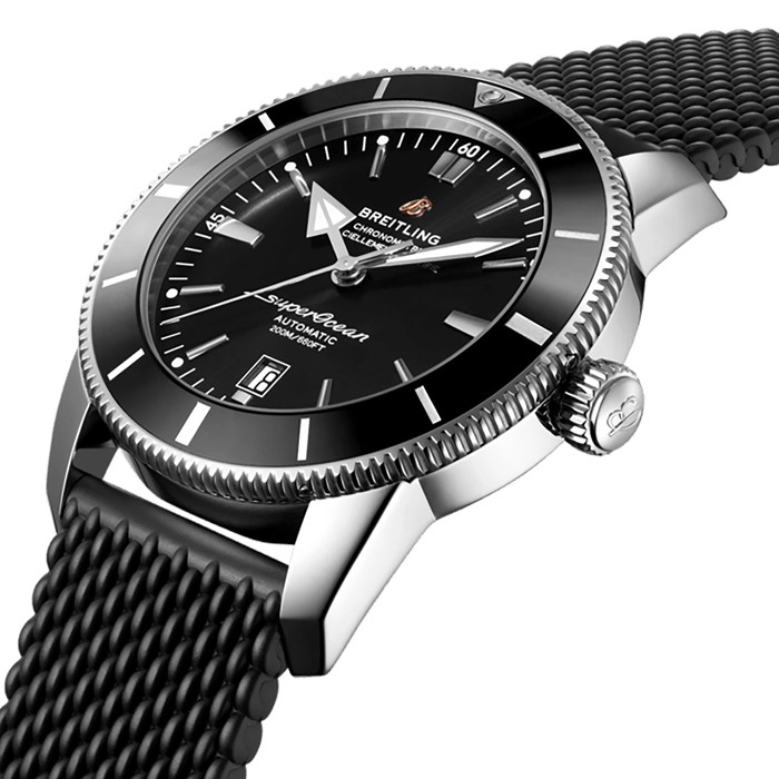 Breitling Superocean Heritage B20 Automatic 46 Orologio con cinturino in gomma AB2020121B1S1 - immagine 2