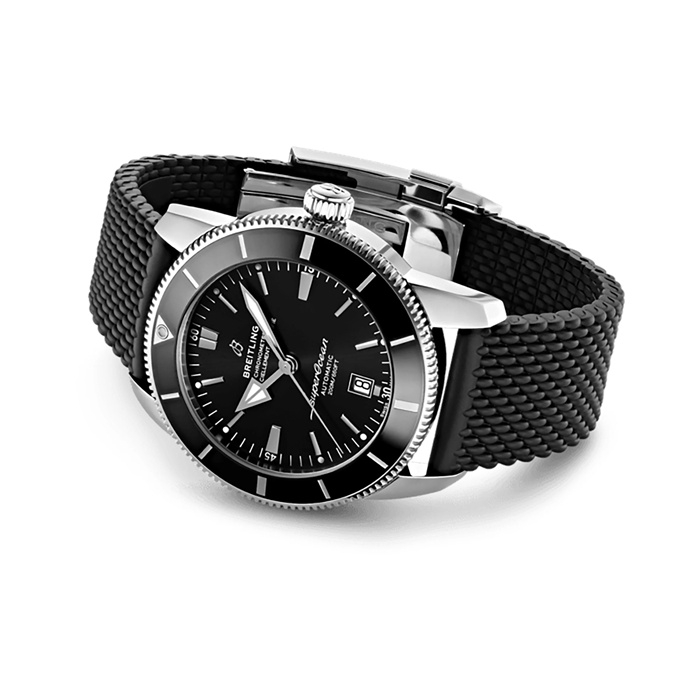 Breitling Superocean Heritage B20 Automatic 46 Orologio con cinturino in gomma AB2020121B1S1 - immagine 3