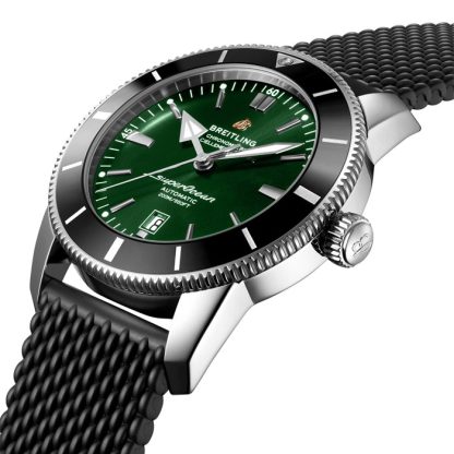 Breitling Superocean Heritage B20 Automatic 46 Orologio in acciaio inossidabile con cinturino in gomma AB2020121L1S1 - immagine 2