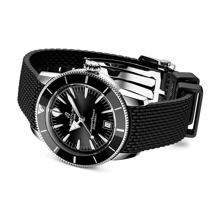 Breitling Superocean Heritage B31 Automatic 40mm Orologio da uomo in gomma nera AB3110241B1S1 - immagine 4
