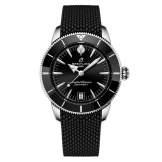 Breitling Superocean Heritage B31 Automatic 40mm Orologio da uomo in gomma nera AB3110241B1S1