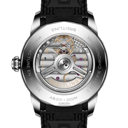 Breitling Superocean Heritage B31 Automatic 42mm Orologio da uomo in gomma nera AB3111241B1S1 - immagine 2